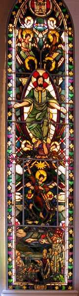 Fil:Voss, glasmåleri 1, Voss Folkemuseum 2007.jpg