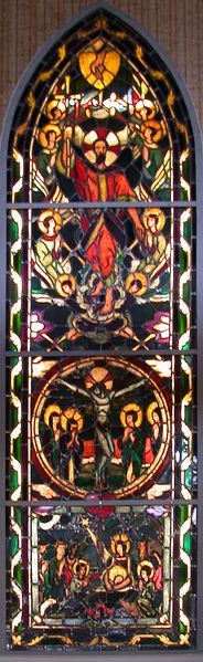 Fil:Voss, glasmåleri 2, Voss Folkemuseum 2007.jpg