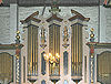 Voss, orgel, øvre del av gaml front, AMH 2005